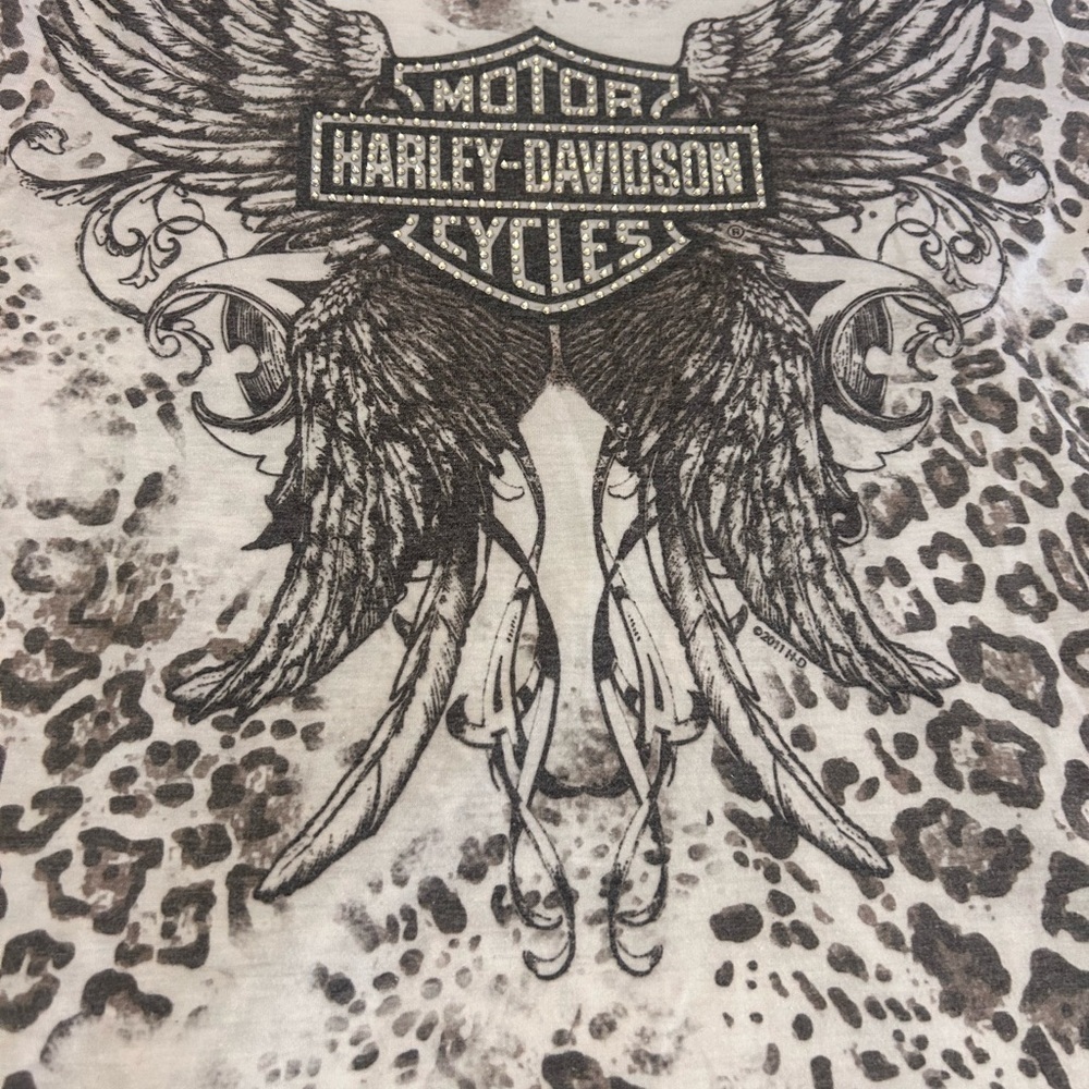 Harley Davidson Bling Women's Xxl in Black And White Thunder Creek Tennessee - Picture 2 of 8